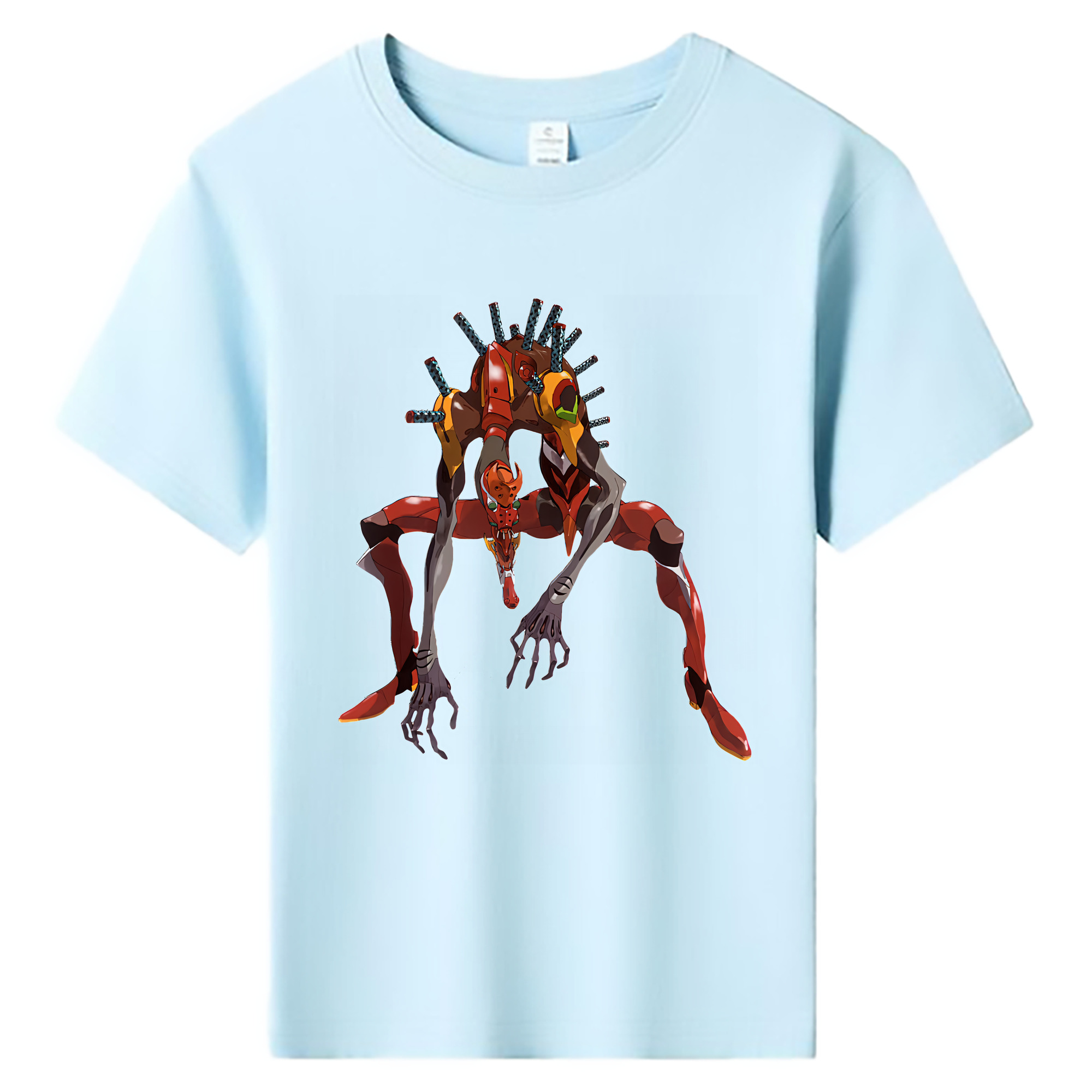 （画像用） EVA 新世紀エヴァンゲリオン 綿100％キッズTシャツ（フロントプリント）